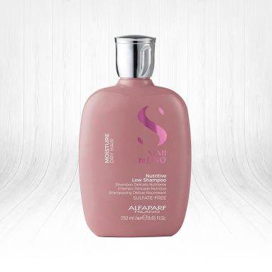 Alfaparf Semi Di Lino Moisture Nutritive Low Shampoo 250ml Saçlara yumuşaklık ve parlaklık etkisi​