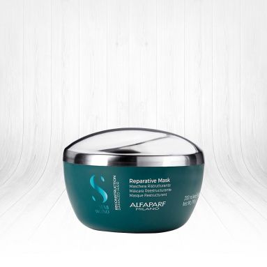 Alfaparf Semi Di Lino Reconstruction Reparative Mask 200ml Hasarlı saçlara özel bakım maskesi