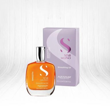 Alfaparf Semi Di Lino Smooth Smoothing Pürüzsüzleştirici Saç Bakım Yağı 100ml Asi saçları düzenlemeye yardımcı saç bakım yağ